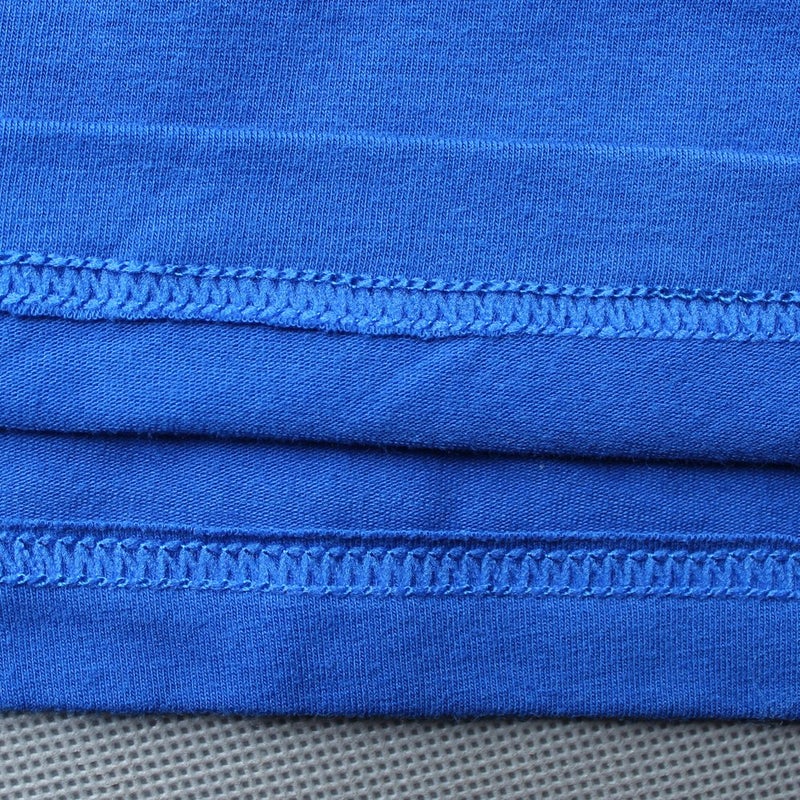 palglg Mens Bodybuilding Shorts 3 Inch Inseam Drawstring Closure Cotton PLN Black+Blue XL - Image 5